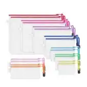 Wendunide Office & Craft &Stationery Transparent Zipper Documents Bags