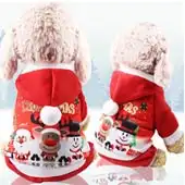 Just like Pet Dogs Christmas Hoodies Outfits for Small - Medium Dogs Puppy Cats